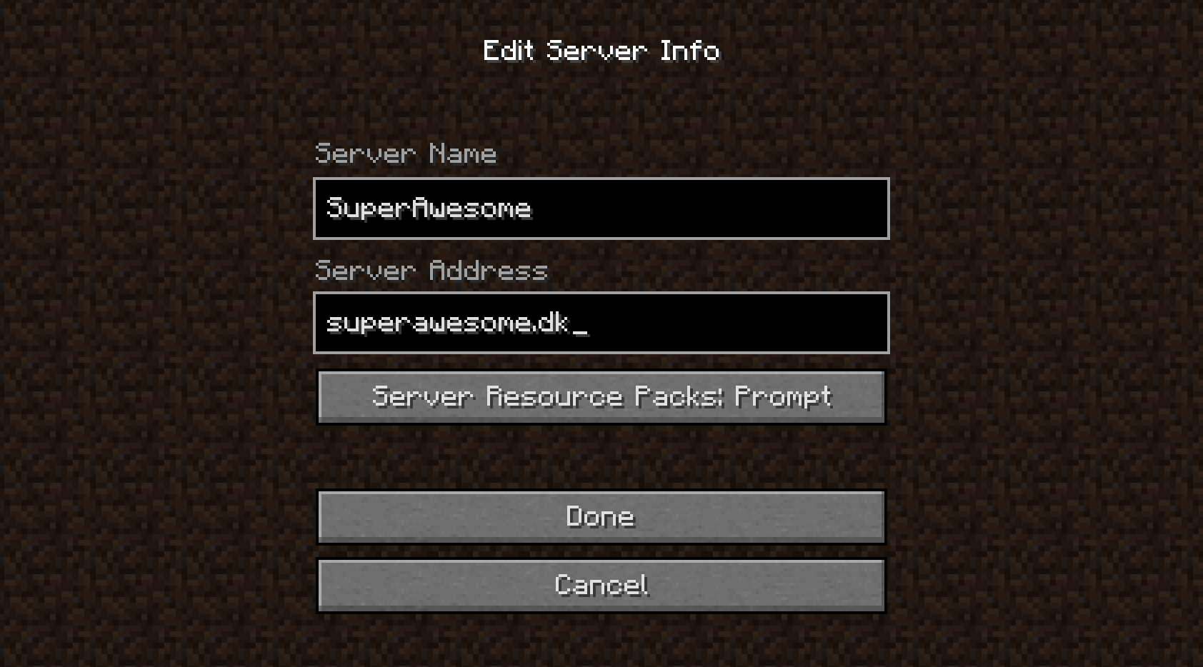 Add Server